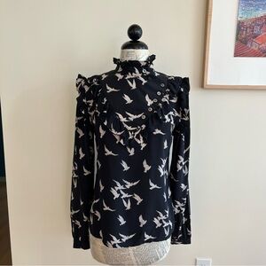 Paul & Joe Silk Bird Blouse